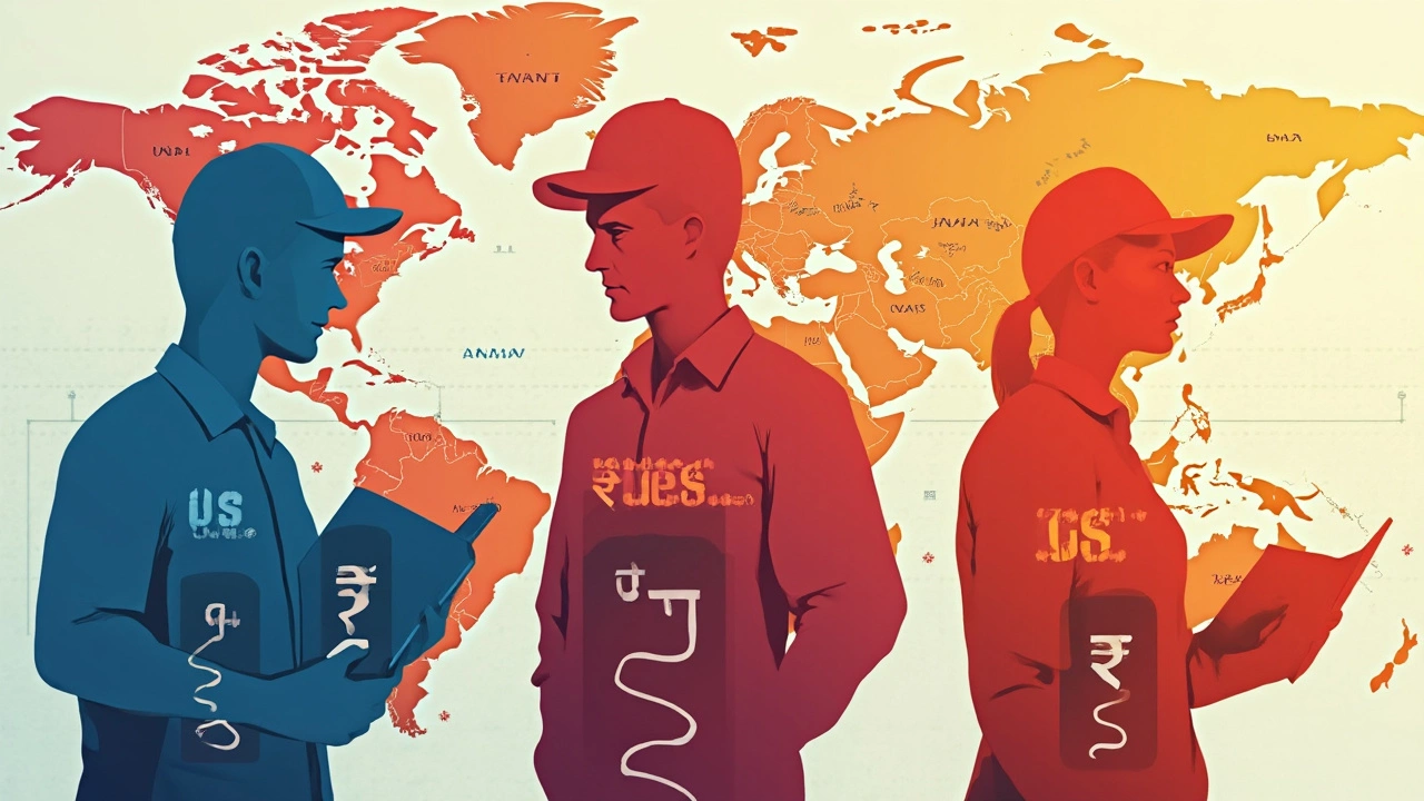 How US Salaries Compare Worldwide